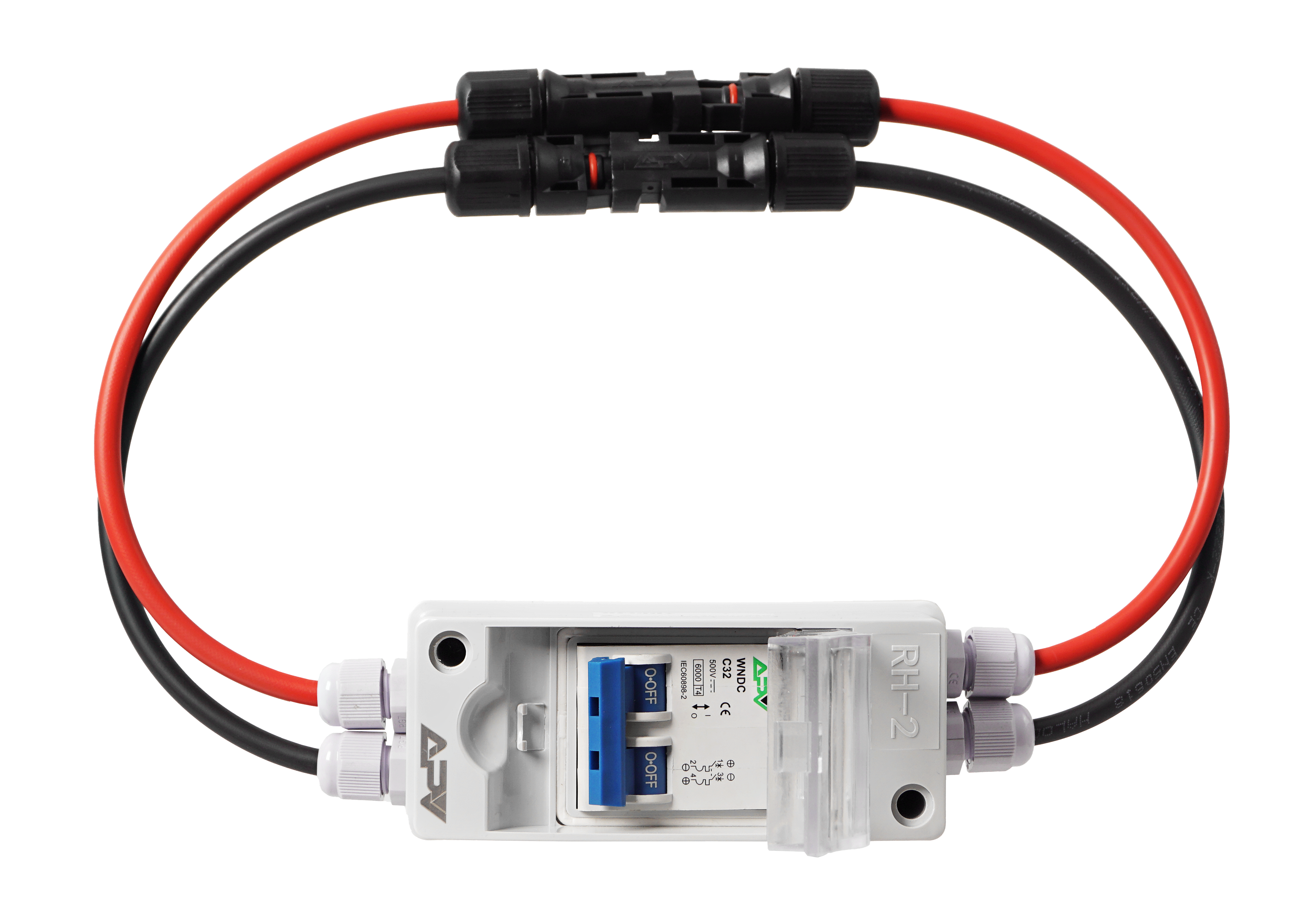 Heschen DC-Leistungsschalter HSB6C-DC 2P 63A 500V – Für Photovoltaik Und Solaranlagen