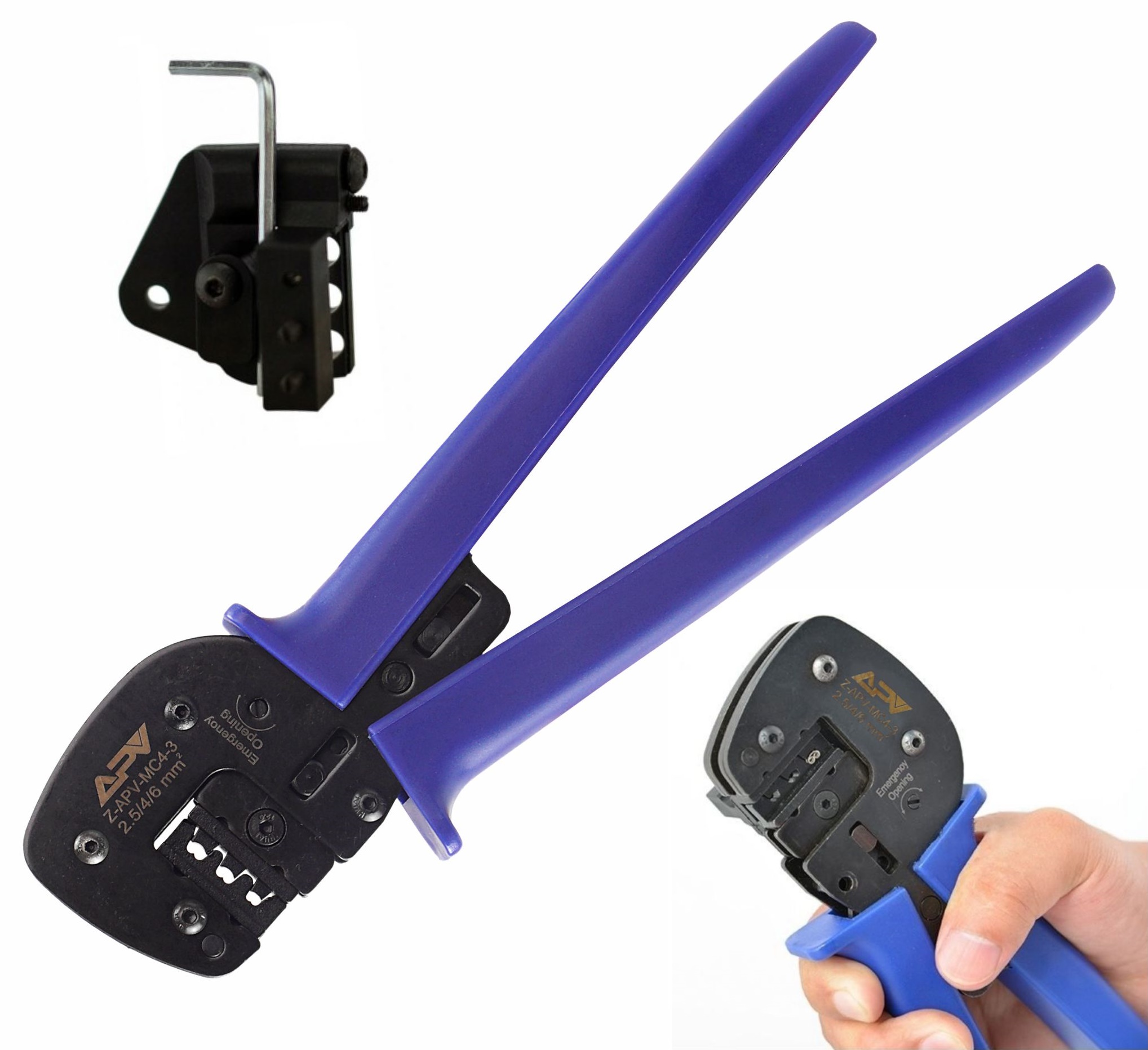 1000V DC Stecker 30A 20 Paar MC4 Solarstecker Mit Crimpzange – Für 2,5-6mm² Kabel, 1000V DC, IP65 Solar Kupplung Buchse